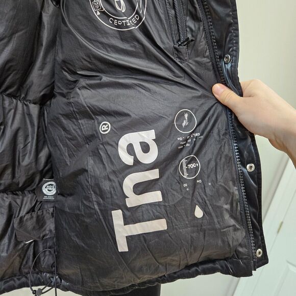 Aritzia Womens TNA Super Puff Shorty Down Puffer Jacket Plus Size 1X Black 700+ - Picture 12 of 16